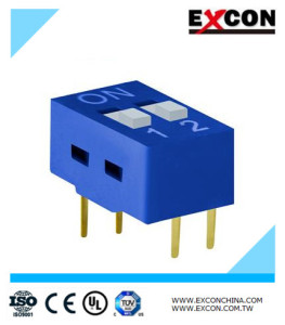 Micro Slide DIP Switch Excon RS-02-B Two Positions